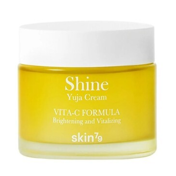 skin79 Shine Yuja Cream izgaismojošs sejas krēms ar C vitamīnu, 70 ml