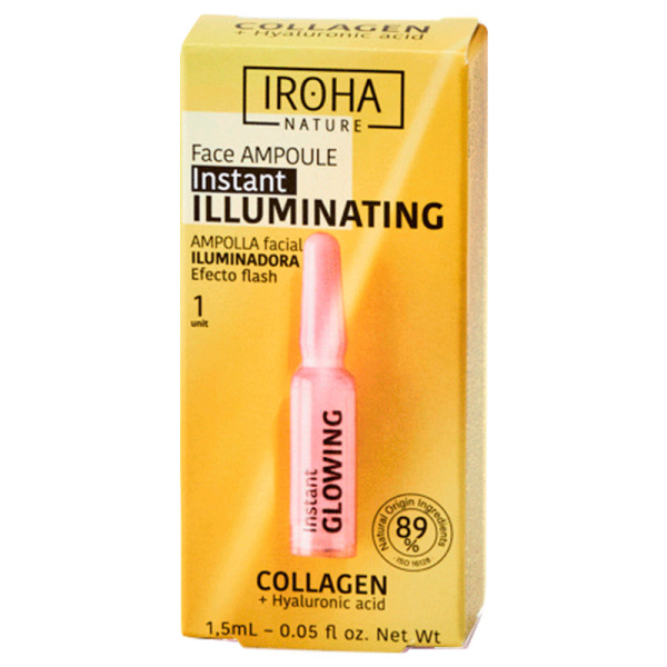 Iroha Instant Flash Glowing Ampoule Shot, 1,5 ml