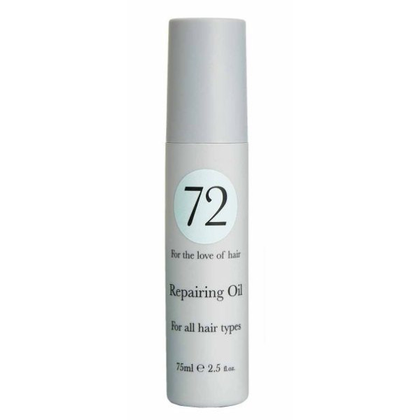 Matu atjaunojoša eļļa 72 HAIR Repairing Oil, 75 ml, visiem matu tipiem