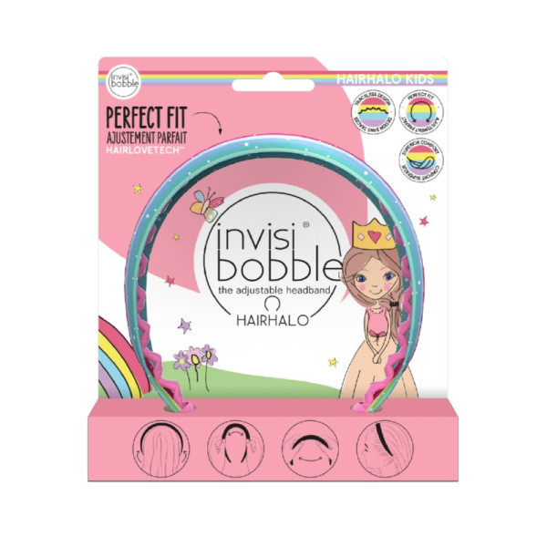 Matu bantīte Invisibobble Kids Hairhalo Rainbow Crown, bērnu