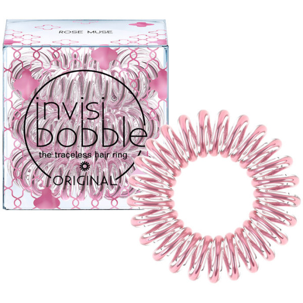 Gumijas lentes matiem Invisibobble Time To Shine Rose Muse, 3 gab.