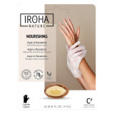 Profesionāla roku maska Iroha Professional Xtra Soft Dry Hands Argan Hand & Nails cimdi, ar argana eļļu, 1 pāris