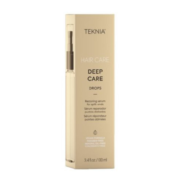 Lakme Teknia Deep Care Drops atjaunojošs matu serums sausiem un trausliem matiem, 100 ml