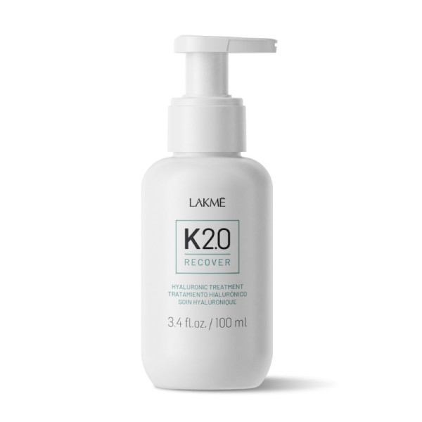 Lakme atjaunojošs līdzeklis bojātiem matiem ar keratīnu un hialuronu K2.0 Recover Hyaluronic Treatment, 100 ml