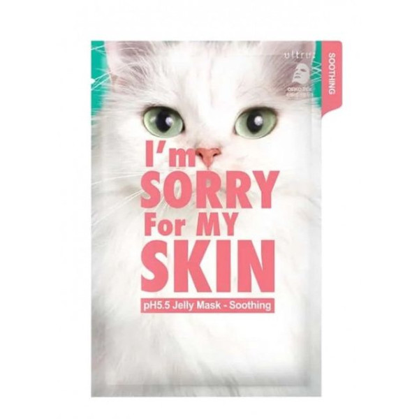 Nomierinoša sejas maska I'm Sorry for My Skin pH5.5 Jelly Mask Soothing, 33 ml