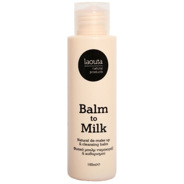 Eļļas sejas mazgāšana Laouta Balm to Milk, 100% dabīgs, vegāns, 100 ml