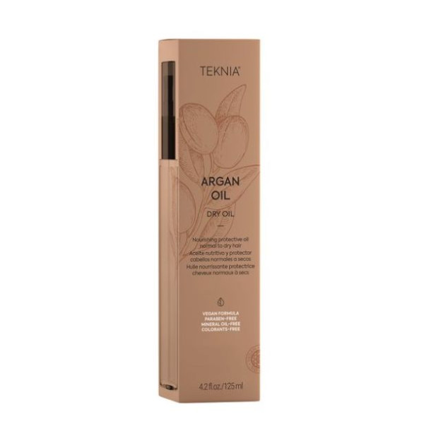 Matu eļļa Lakme Teknia Argan Dry Oil, viegla tekstūra, nenoslogo matus, 125 ml