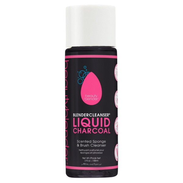 BeautyBlender Liquid Charcoal Cleanser šķidrais tīrīšanas līdzeklis grima sūkļiem un kosmētikas otām, 88 ml