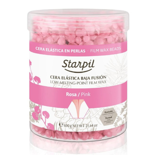 Depilācijas vasks ar granulām Starpil Pink, rozā, 600 g