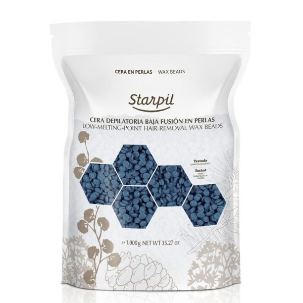 Depilācijas vasks granulās Starpil Wax In Pearls Blue 2AB, 1 kg