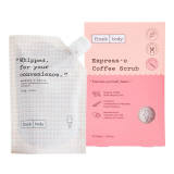 Frank Body Express Scrub ķermeņa skrubis ar cukura granulām, kanēļa, mandeļu un makadāmijas riekstu eļļām, 150 g