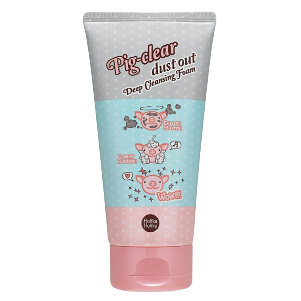 Holika Holika Pig Clear Dust Out Deep Cleansing Foam tīrīšanas putas, 150 ml