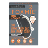 Foamie 3 in 1 Shower Body Bar For Men Tumšs, ar aktivēto ogli