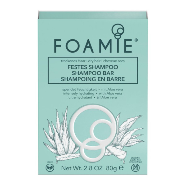 Ciets šampūns matiem Foamie Shampoo Bar Aloe You Vera Much