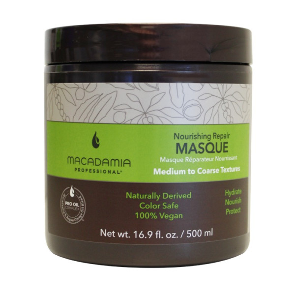 Macadamia Nourishing Repair Masque barojoša, mitrinoša maska sausiem matiem, 500 ml