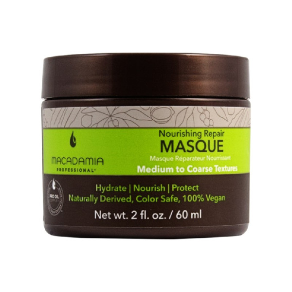 Macadamia Nourishing Repair Masque barojoša, mitrinoša maska sausiem matiem, 60 ml