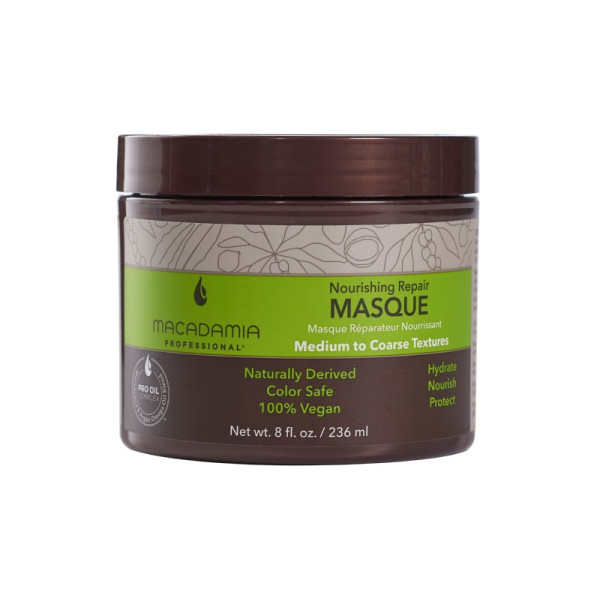 Macadamia Nourishing Repair Masque barojoša, mitrinoša matu maska sausiem matiem, 236 ml