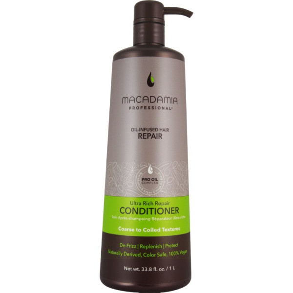 Macadamia Ultra Rich Repair Conditioner mitrinošs kondicionieris sausiem, bojātiem matiem, 1000 ml