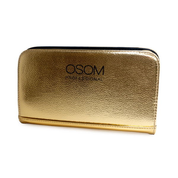 Osom Professional Gold Scissor Case OSOMCASEGOLD maciņš šķērēm, zelta krāsā, 4 šķērēm