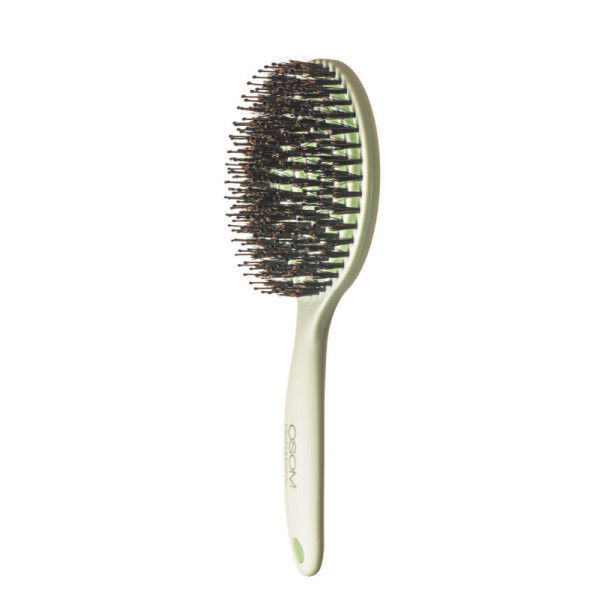 OSOM Professional Lollipop Vent Brush Matte Mint OSOM15486 apaļas formas birste matu žāvēšanai, piparmētra, ar neilona sariem un kuiļa sariem