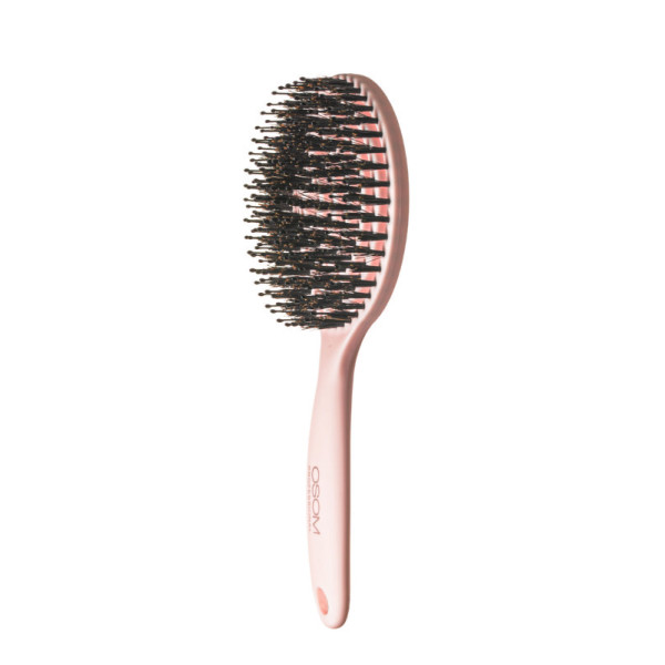 OSOM Professional Lollipop Vent Brush Matte Pink OSOM15493 matu suka, rozā, ar neilona tapas un kuiļa sariem