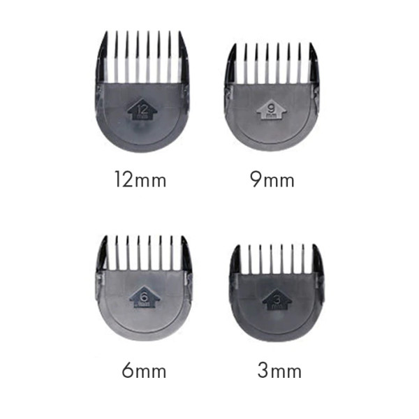 Papildu ķemmes OSOM Professional Hair Clipper P9 Comb HCP9, 3 mm, 6 mm, 9 mm, 12 mm