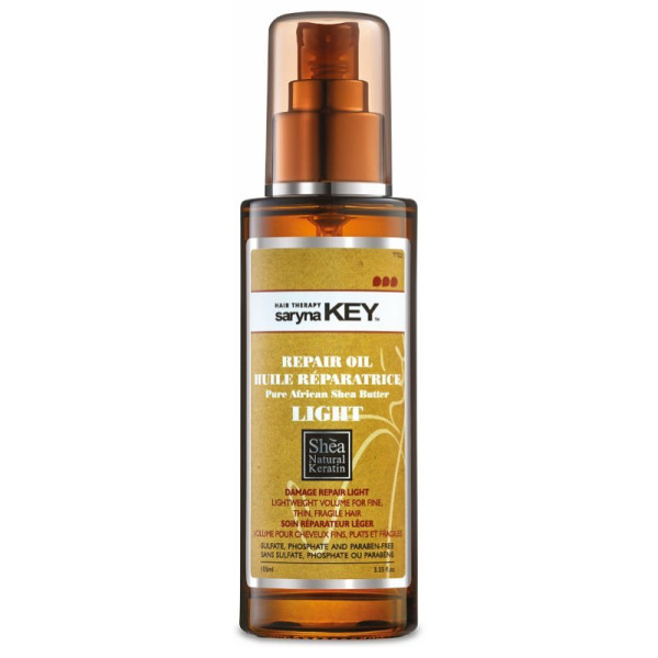 Matu eļļa Saryna KEY Damage Light Repair Pure African Shea Oil, ar šī sviestu, atjaunojošs, bojātiem matiem, 110 ml