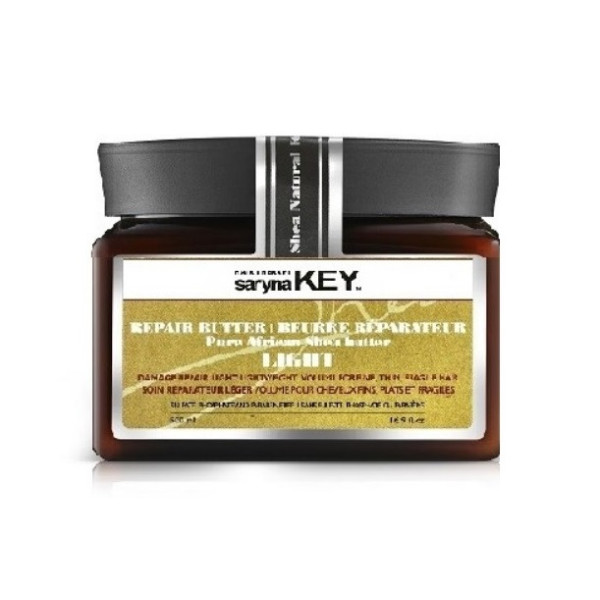 Matu maska Saryna KEY Damage Light Pure African Shea Butter, ar šī sviestu, atjaunojošs, bojātiem matiem, nenoslogo matus, 300 ml