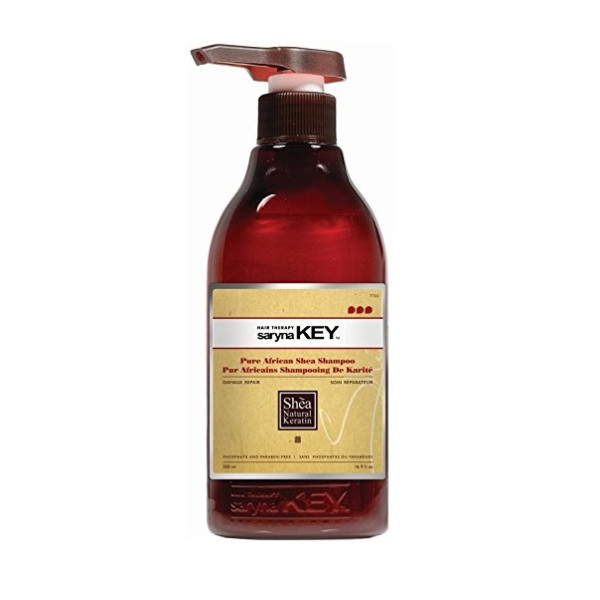 Matu kondicionieris Saryna KEY Damage Repair Pure African Shea kondicionieris, ar šī sviestu, atjaunojošs, bojātiem matiem, 1000 ml