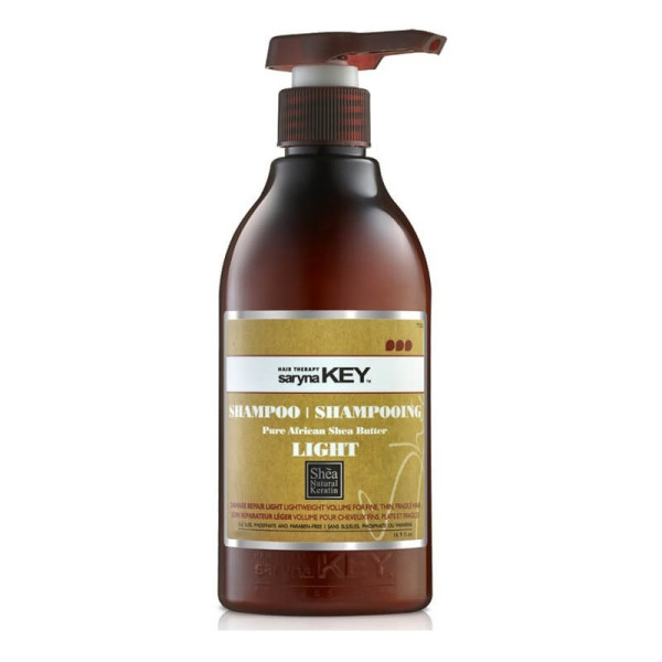 Matu šampūns Saryna KEY Damage Light Pure African Shea Shampoo, ar šī sviestu, atjaunojošs, bojātiem matiem, nenoslogo matus, 1000 ml