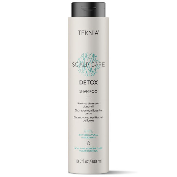 Matu šampūns Lakme Teknia Scalp Care Detox Shampoo, pret blaugznām, piemērots taukainai galvas ādai, 300 ml