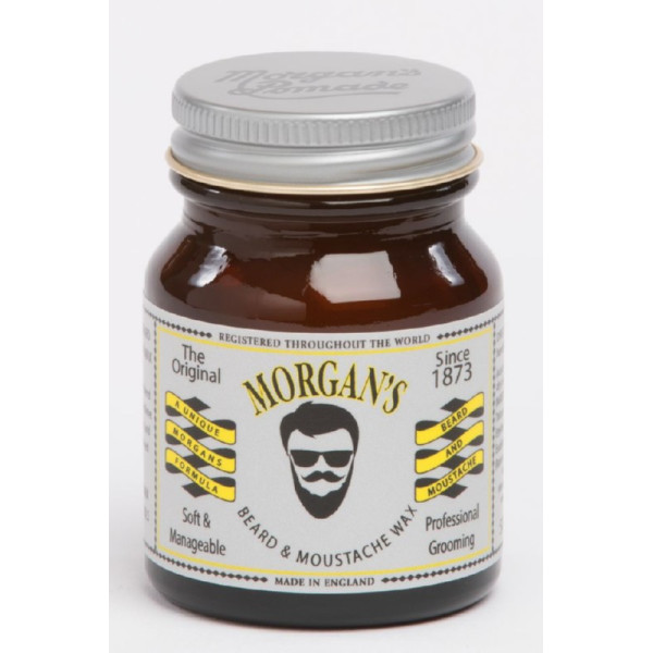 Vasks bārdas un ūsu veidošanai Morgan's Pomade Beard & ūsu vasks, 50 g