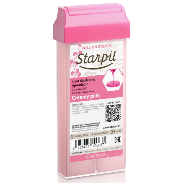 Vasks kārtridžā Starpil Roll-On Creamy Pink, krēmīgs, rozā, 110 g