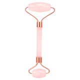 Sejas ādas masētājs - rullītis Be Osom Pink Quartz Massage Roller, rozā kvarca rullītis