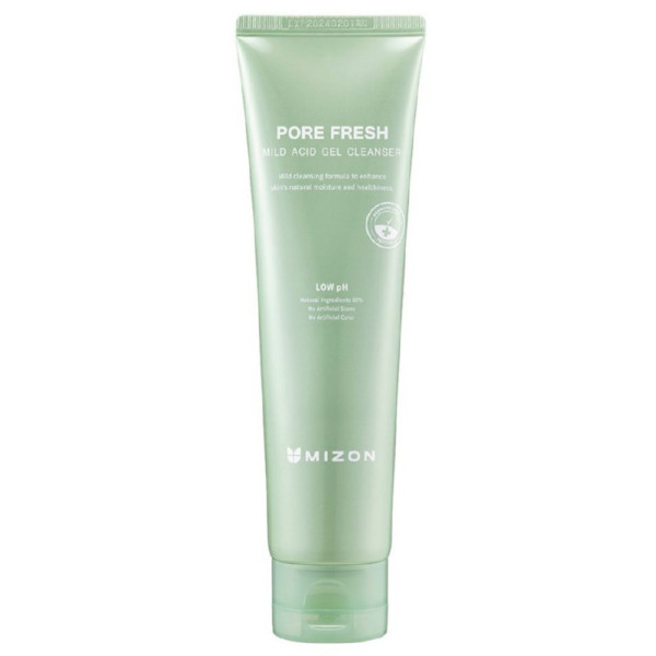 Mizon Pore Fresh Mild Acid Gel Cleanser, efektīvi attīra aizsērējušās poras, 150 ml