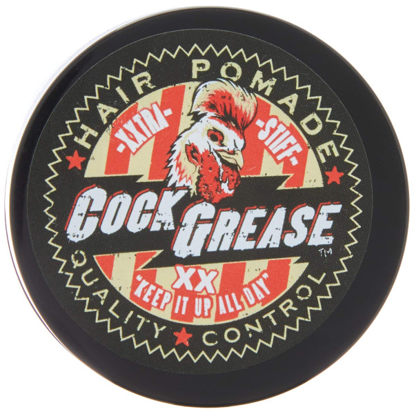 Cock Grease Xxtra Stiff XX Hair Styling Pomade Shine Finish Extra Hold, 50 g