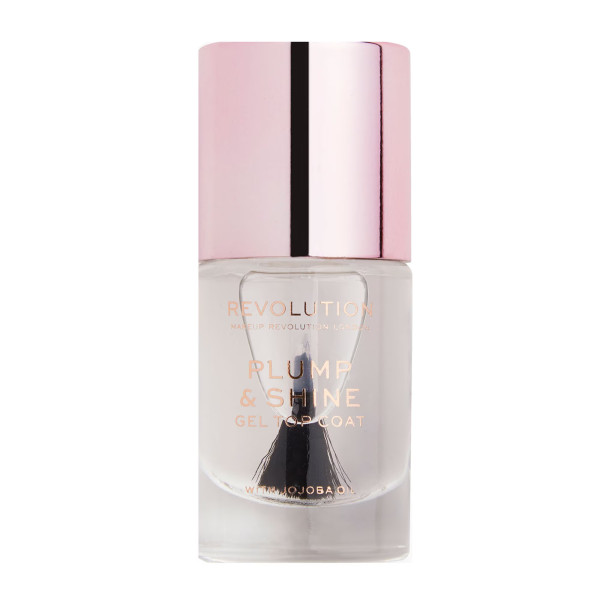 Makeup Revolution Plump & Shine Top Coat Nail Polish, 15 ml Makeup Revolution Plump & Shine Top Coat Nail Polish, 15 ml