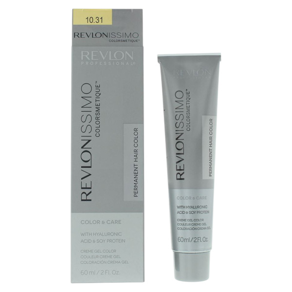 Revlon Revlonissimo Colorsmetique Permanent Hair Dye 10.31 Pale Beige Blonde, 60 ml Revlon Revlonissimo Colorsmetique Permanent Hair Dye 10.31 Pale Beige Blonde, 60 ml