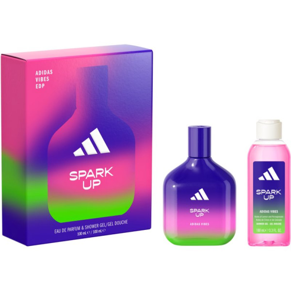 Adidas Vibes Spark Up komplekts unisex (EDP, 100 ml + dušas želeja, 100 ml)