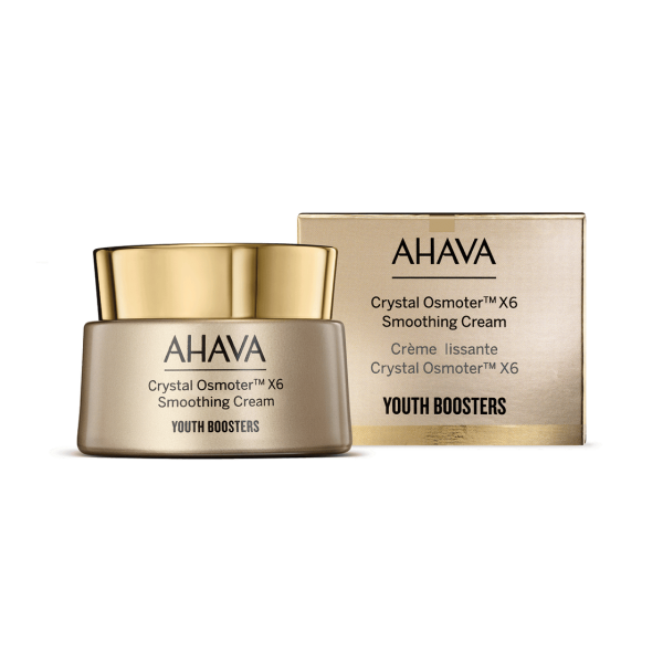 AHAVA YOUTH BOOSTERS CRYSTAL OSMOTER™ X6 ādas tekstūru uzlabojošs sejas krēms, 50 ml