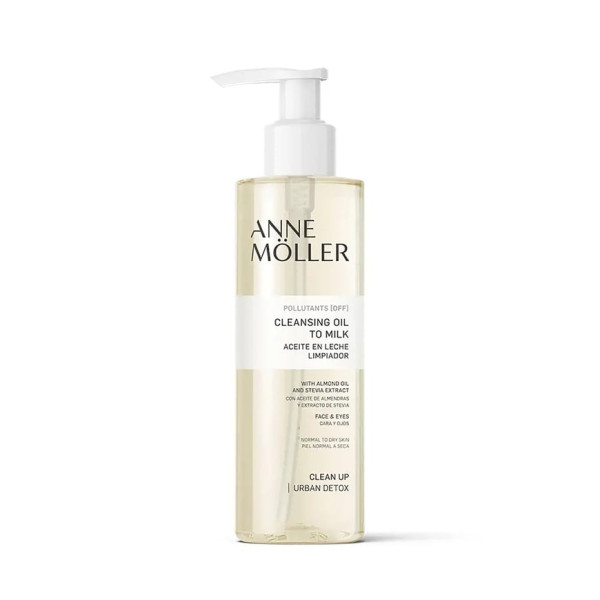 Anne Möller Clean Up Cleansing Oil To Milk attīroša sejas eļļa-piens, 200 ml