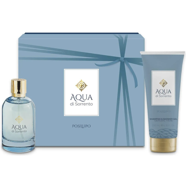 Aqua di Sorrento Posillipo komplekts vīriešiem (EDP, 100 ml + dušas želeja, 200 ml)