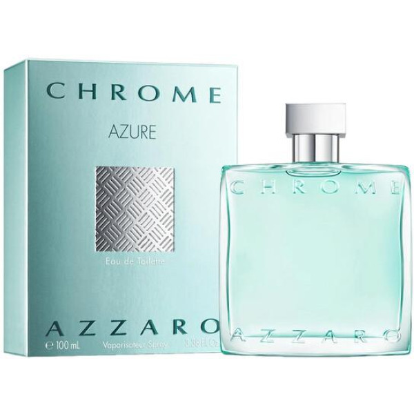 Azzaro Chrome Azure EDT tualetes ūdens ūdens vīriešiem, 100 ml