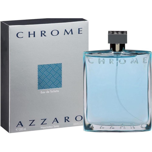 Azzaro Chrome EDT tualetes ūdens ūdens vīriešiem, 200 ml