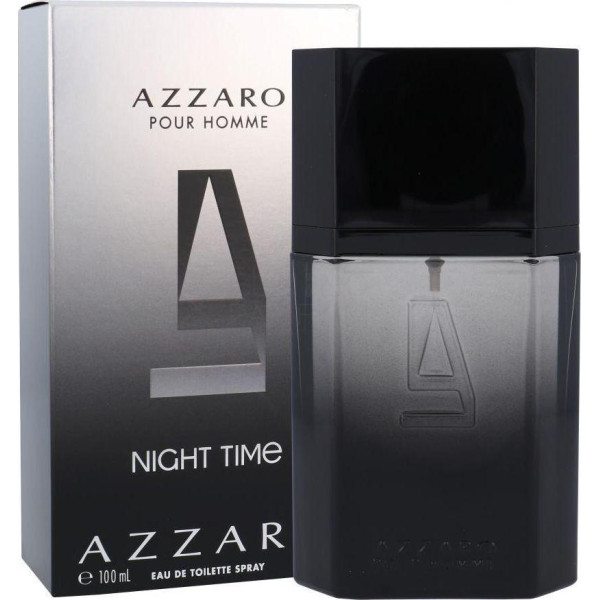 Azzaro Pour Homme Night Time EDT tualetes ūdens ūdens vīriešiem, 100 ml