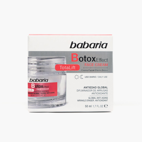 Babaria Botox Effect Crema Facial Totalift sejas krēms, 50 ml