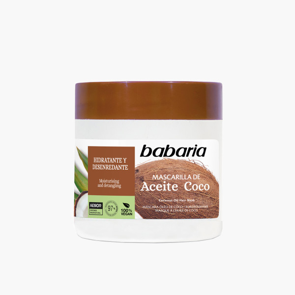 Babaria Coconut Moisturizing Mask barojoša matu maska, 400 ml