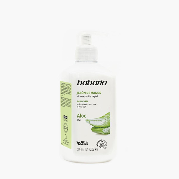 Babaria Liquid Hand Soap Aloe Vera roku ziepes, 500 ml