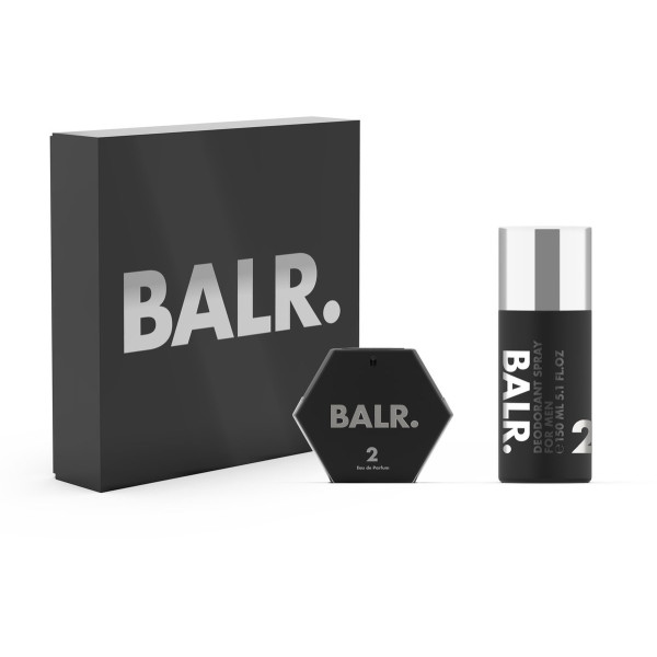 BALR. 2 vīriešu komplekts vīriešiem (EDP, 50 ml + izsmidzināms dezodorants, 150 ml)