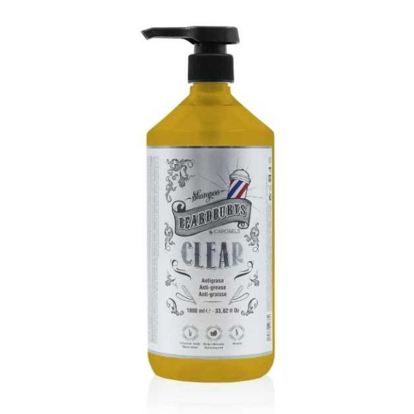 Beardburys Clear dziļi attīrošs matu šampūns, 1000 ml